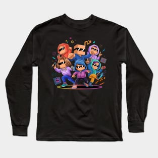 Roblox Kids Party Long Sleeve T-Shirt